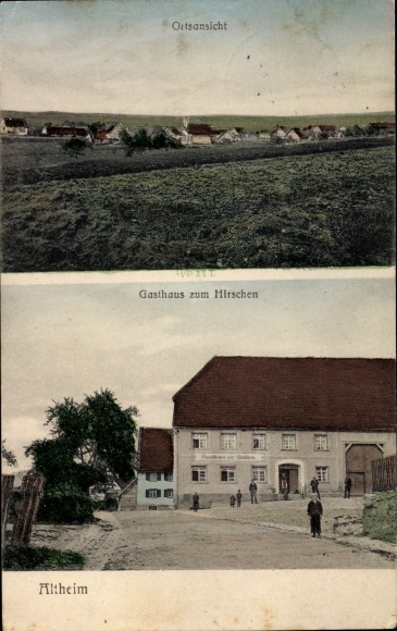 KP Altheim Walldürn w Odenwaldzie, widok ogólny, Gasthaus Zum Hirschen