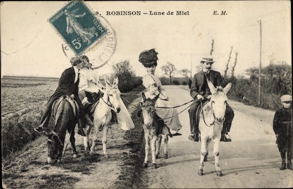 Ak Robinson Hauts de Seine, Lune de Miel