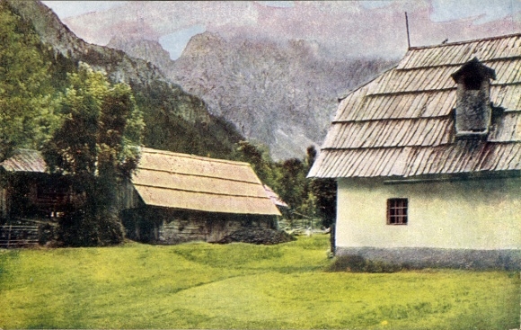 Postcard Ferlach Carinthia, Bodental, Gasthaus Bodenbauer