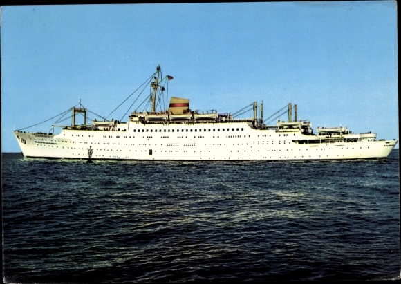 Ak FDGB Urlauberschiff MS Völkerfreundschaft