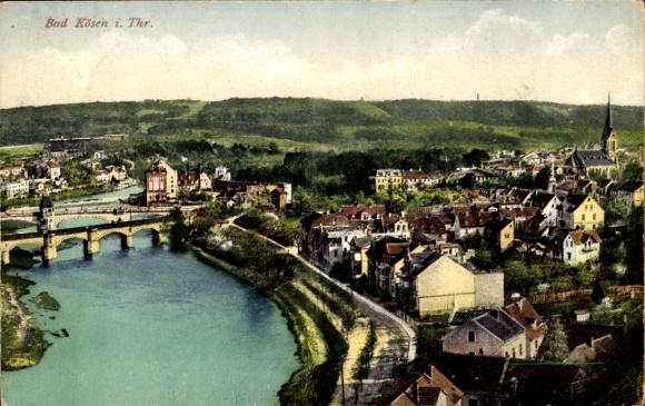 Ak Bad Kösen Naumburg an der Saale, Gesamtansicht
