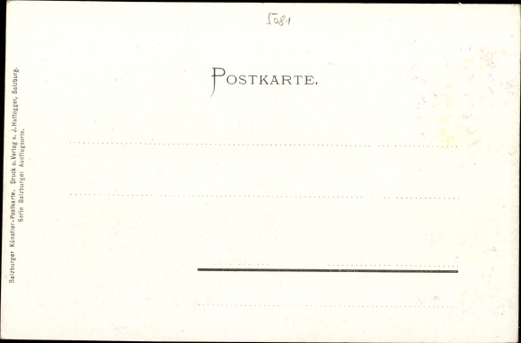 Kunstenaar Ak Kulstrunk, F., Anif in Salzburg, waterburcht, kerk