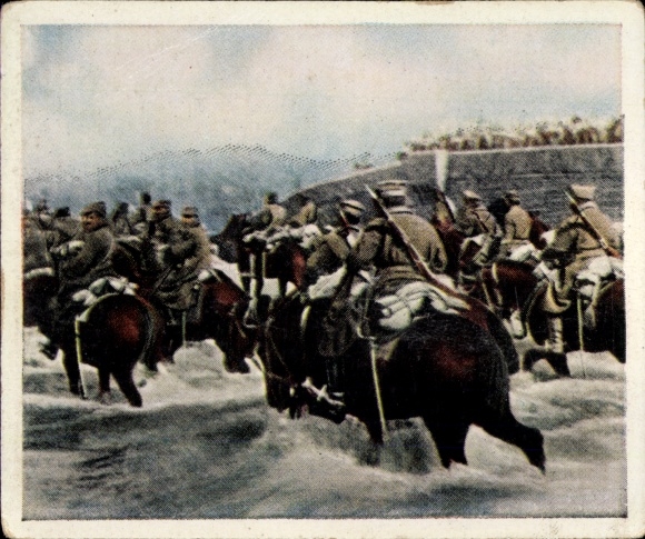 Collector's picture The post-war period 56, August 1922 Greek-Turkish War, Greek cavalry, escape