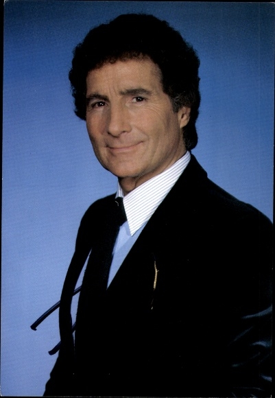 Postcard actor and singer Freddy Quinn, portrait, autograph