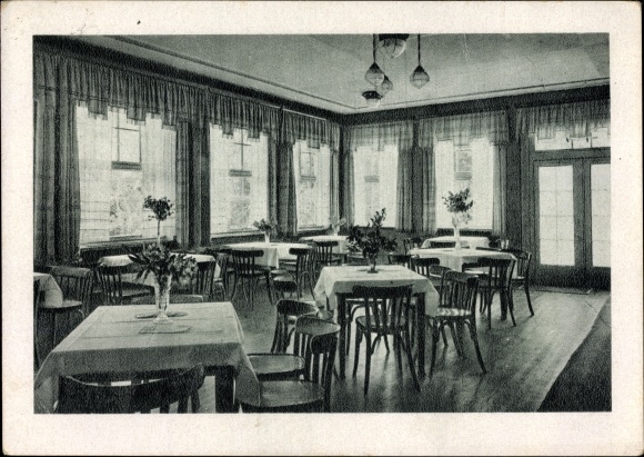 Postcard Ganderkesee in Lower Saxony, summer resort Hasbruch, owner A. Brüns