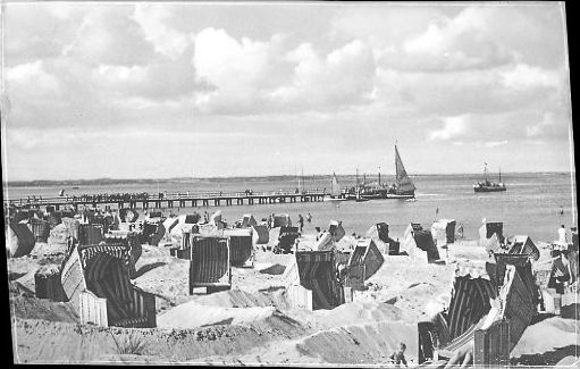 17 Negative Timmendorfer Strand, Kurhaus, Strand, von oben