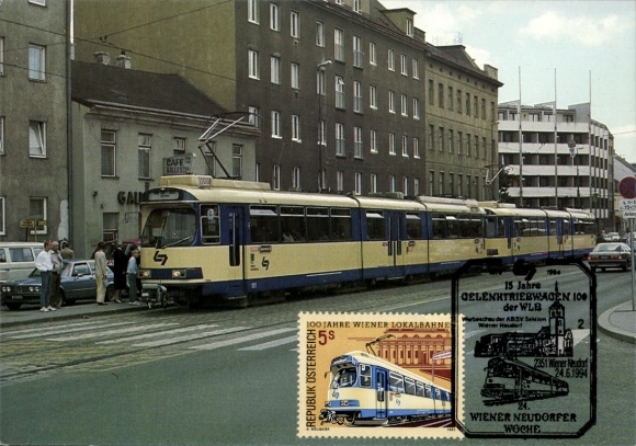 Zdjęcie KP AG Wiedeńskich Kolei Lokalnych Badner Bahn" WLB seria wagonów 101-113