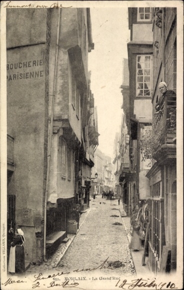 CPA Morlaix Finistère, Grande Rue