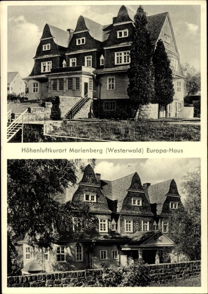 Ak Bad Marienberg in het Westerwald, Europahuis