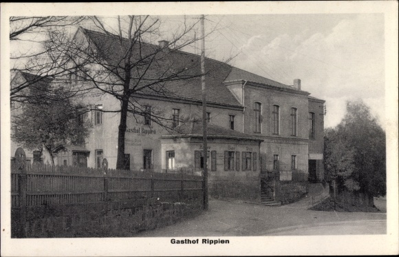 Ak Rippien Bannewitz Sachsen, Gasthof