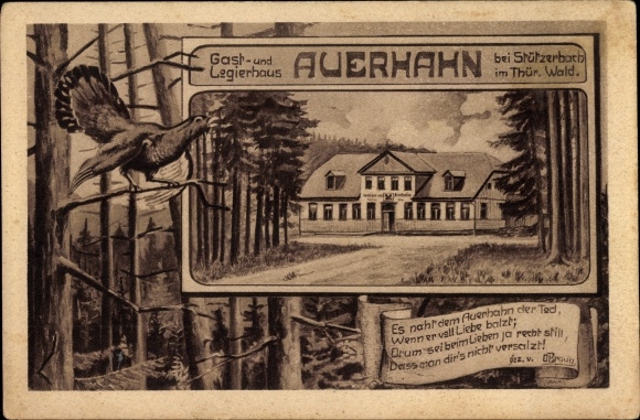 PC Stutzerbach Ilmenau Thuringian Forest, Inn Auerhahn