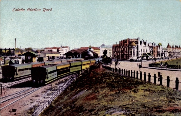 Postcard India, Colaba Station Yard