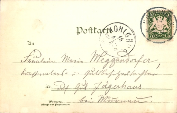 Kunstenaar Ak Bergen, Fritz, München, Machinetentoonstelling 1898
