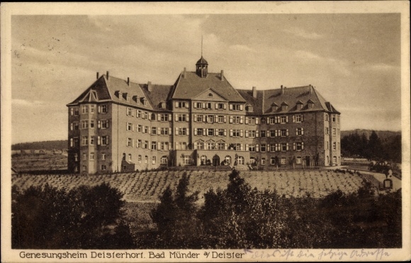 Postcard Bad Münder am Deister, convalescent home Deisterhort, general view