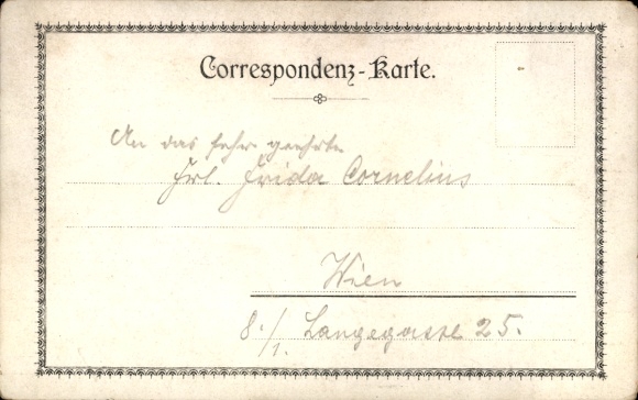Postcard Leader of the united German opposition, German Progressive Party, Otto Lecher, Pergelt, Gross