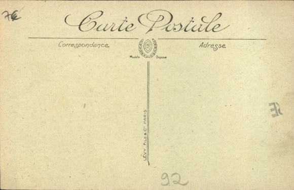 Passepartout CPA Saint-Cloud Hauts-de-Seine, Vue du Rue