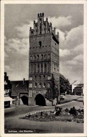 Ak Anklam in Mecklenburg-Voor-Pommeren, Am Steintor