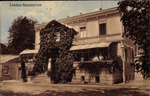 Ak Berlin Pankow Niederschönhausen, Linden Sanatorium, Lindenstraße 15