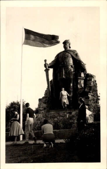 Ak Aschberg Klingenthal in de Vogtland-Saksen, Bismarck-monument