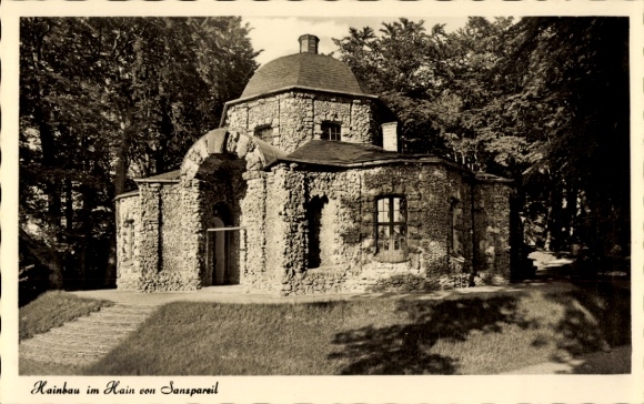 Ak Sanspareil Wonsees in Oberfranken, Hainbau