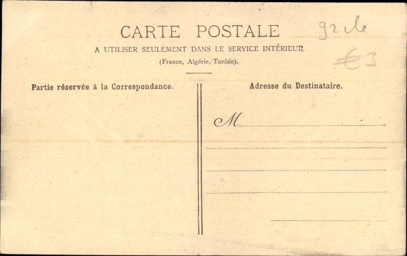 Postcard Malakoff Hauts de Seine, The Town Hall