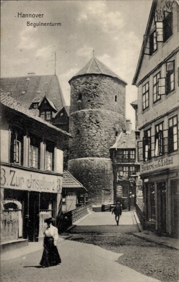 Postcard Hannover in Lower Saxony, Beguinenturm