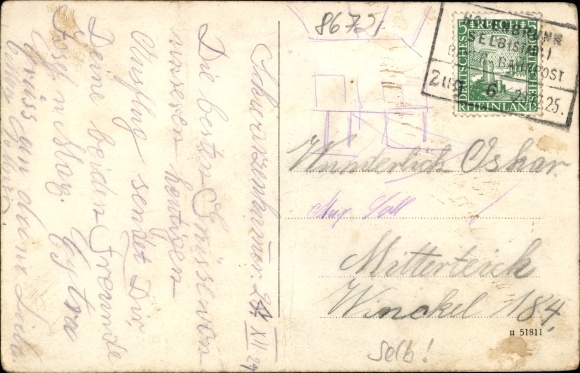 Postcard Thierstein Fichtelgebirge Upper Franconia, Forsthaus Wellertal, Blumental, reservoir