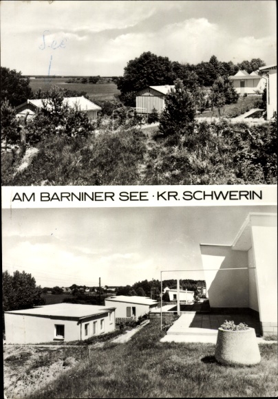 Postcard Barnin in Mecklenburg, Lake Barnin