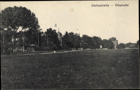 Briefkaart Dresden Leuben Großzschachwitz Zschachwitz, Elbstrasse