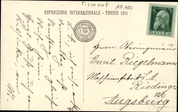 Postcard Turin Turin Piedmont, International Exhibition, Palazzo della Moda