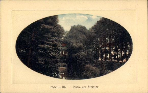 Passepartout Postcard Moers am Niederrhein, Am Steintor