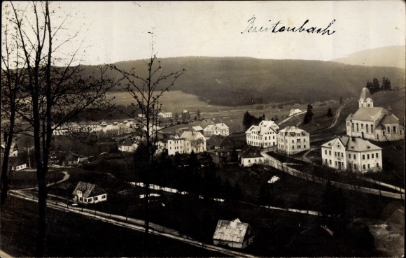 Foto Ak Breitenbach in Sachsen, Gesamtansicht