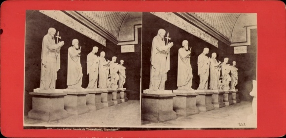 Stereo CdV Copenhagen, Apostles, Sculptures