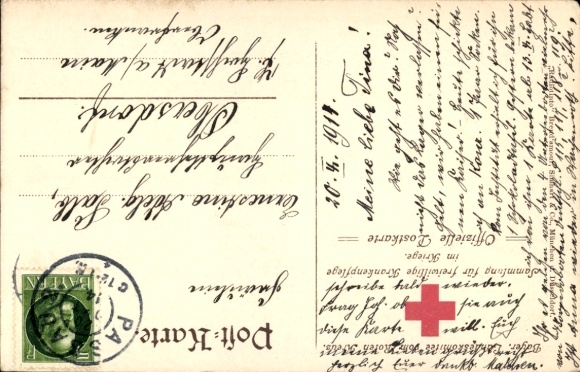 Postcard Kaiser Wilhelm II., Portrait, I no longer know any parties, quote 1914