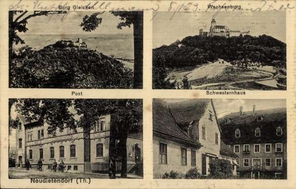 KP Neudietendorf w Turyngii, Zamek Gleichen, Zamek Wachsenburg, Poczta, Dom Sióstr