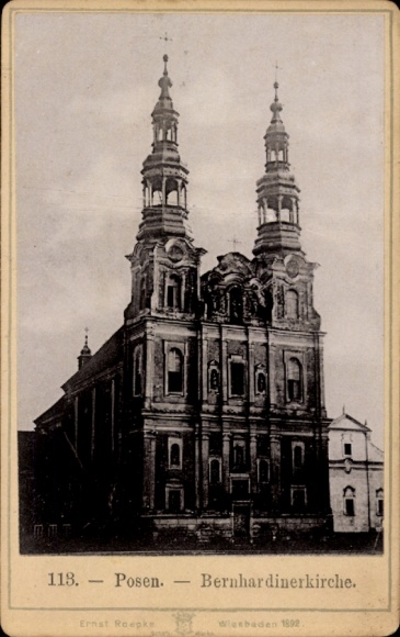 CdV Poznań Poznan, St. Bernard Church, 1892