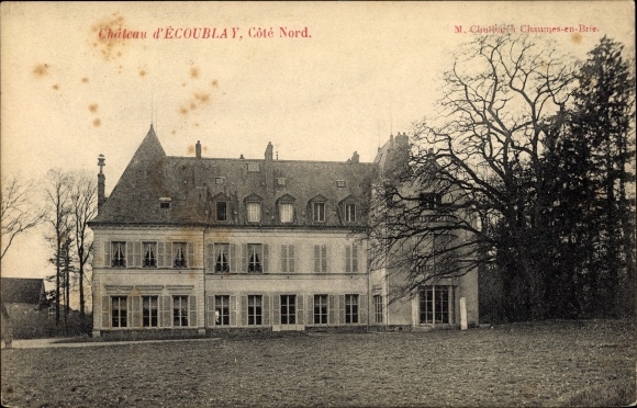 Ak Fontenay Tresigny Seine et Marne, Château d&#39;Écoublay