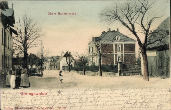 Ak Geringswalde Sachsen, Obere Hauptstraße