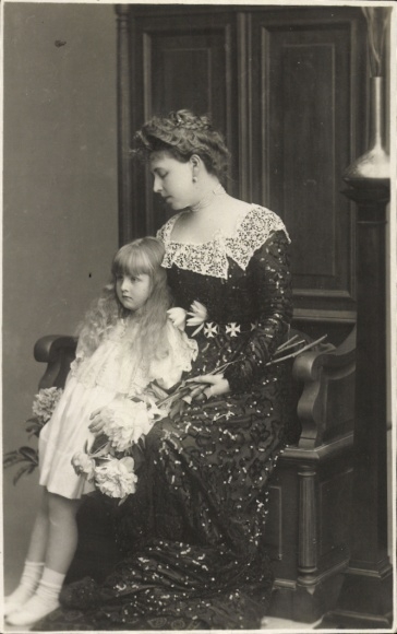 Postcard Maria, Crown Princess of Romania