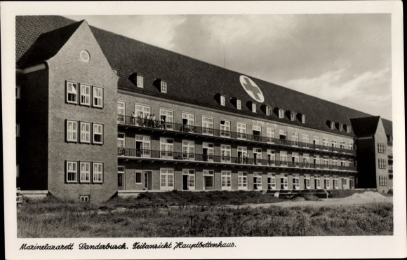 PC Sanderbusch Sande in Friesland, naval hospital, partial view of the main ward