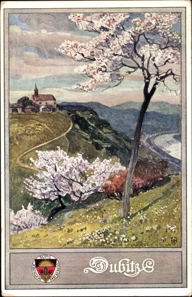 Artist PC Dubice Dubitz Řehlovice Großtschochau Aussig region, German School Association No. 222