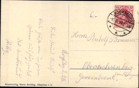 PC Rochsburg Lunzenau in Saxony, Count Schönburgsches Schloss, Fritze Bliemchen