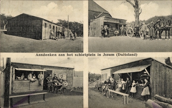 Ak Issum am Niederrhein, Schießplatz, belgische Streitkräfte