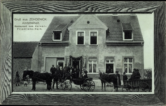 Passepartout PC Zehdenick in Brandenburg, freedom of office, restaurant z. Kaiser-Friedrichs-Hain, carriage
