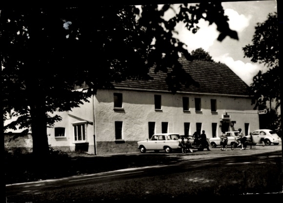 Postcard Lenscheid Sundern Sauerland, Gasthof Pension Ermes