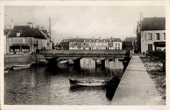 CPA Isigny-sur-Mer Calvados, Le Pont sur l'Aure