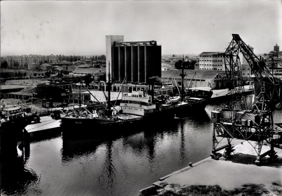 Ak Ravenna Emilia Romagna, Hafen
