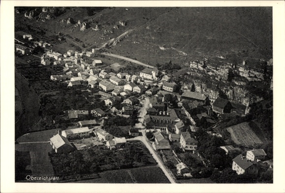 Ak Obereichstätt Dollnstein im Altmühltal Mittelfranken Oberbayern, Fliegeraufnahme