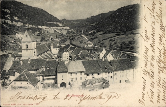 KP Saint Ursanne Canton Jura, widok ogólny