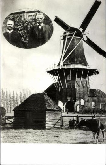 Set von 90 Ansichtskarten Windmühlen Niederlande